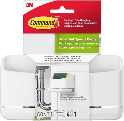 Command™ Under Sink Sponge Caddy, 1 pack per inner...