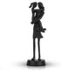 Iron Mother Daughter Figurine Gift Metal Mom Daughter Sculpture for Mothers Day Birthday and father of The bride gifts Statue Ornament for Friend ...