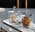123Arts Glass Sugar Bowl Candy Jar Storage Jar Snack Jar with Lid...