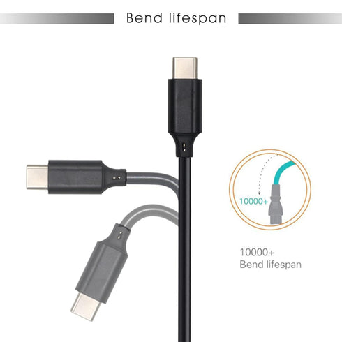 Type-C to DC Power Cable - 3ft 9V USB-C Plug to DC 5.5 x 2.1mm Male Charging Cable, USB-PD Power Bank to Power Any 9 Volts Device,with DC Converte...