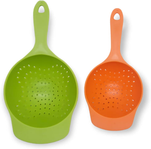 2 Piece Colander Set - Nesting Mini Colanders for Berries, Pasta, Veggies (1 Set)...
