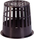 xGarden - Black 4" Round Mesh Pot Cups - 25 Pack, Lightweight Economy Net Pots, Thin Lip & Slotted Sides, UV Resistant & BPA Free Plastic, Indoor ...