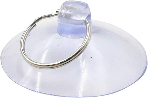 TREELY 10Pcs Suction Cup with Rings, 50mm Clear Suction Cup Sucker for Window Wall Hook Hanger...
