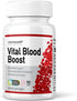 Vital Blood Boost - Dietary Supplement for White and Red Blood Cell Support - Iron with Selenium, Zinc, Vitamin B12 & Folic Acid - 90 Tablets, 90 ...