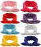 QandSweet Baby Girl Headbands with Polygonal Flower Inlay Rhinestone for Photography (8 Pack Solid Bunny Ears)...