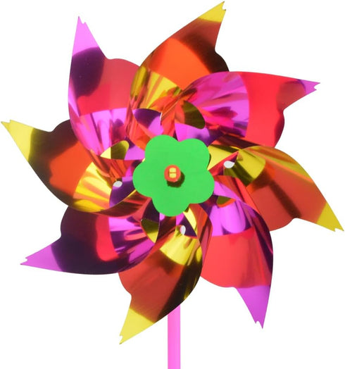 100pcs Plastic Rainbow Pinwheel,Windmill Party Pinwheels DIY Pinwheels Set for Kids Toy Garden Lawn Party Decor (100)...