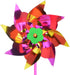 100pcs Plastic Rainbow Pinwheel,Windmill Party Pinwheels DIY Pinwheels Set for Kids Toy Garden Lawn Party Decor (100)...