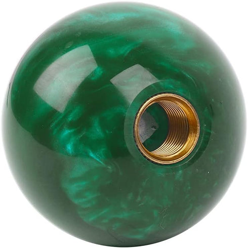 Universal Dark Green Pearl 54mm Round Ball Shift Knob Manual Car Gear Shifter M8 M10 M12...