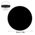 DARENYI 2Pcs Round Acrylic/Plexiglass Sheets, 12 inch Black Acrylic Boards 0.04 Inch Thick Blank Acrylic Discs Circle Plastic Sheets Acrylic Panel...