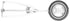 Restaurantware Met Lux 3 Ounce Gelato Scoop 1 Ambidextrous Ice Cream Scoop - Built-In Blade Dishwashable Stainless Steel Cookie Dough Scoop Comfor...