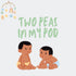 Amy's Bubbling Boutique Twin Baby Shower Sash Two Peas in My Pod for Mom to Be White & Green with Silver Safety Pin...