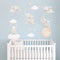 Runtoo Elephant Wall Decal Kids Animals Art Wall Stickers Baby Nursery Bedroom Space Wall Décor...