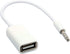 3.5mm Male AUX Audio to USB 2.0 Female Converter Cable Cord for Car MP3...