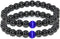 CSIYANJRY99 2Pcs Anti-Swelling Black Obsidian Bracelet Anklet for Women,Lymphatic Drainage Obsidian Ankle Bracelet,Anti-Anxiety Opal Bracelet Ankl...