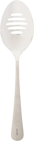 Mercer Culinary 18-8 Stainless Steel Plating Spoon with Slotted Bowl, 9 Inch, Silver...