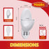 8PCS Hooks Small Light Clips with Adhesive Strips(Damage-Free Remove), Hanging Decorating Clips for String Fairy Lights, Multi-Function Self Adhes...