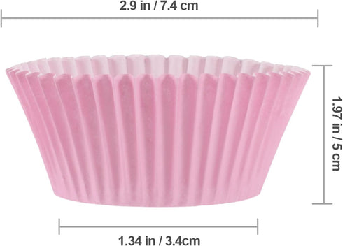 Baking Cups, 100 pieces Paper Cupcake Liners Wrappers Nonstick Muffin Molds Baking Cup Holders for Wedding, Birthday, Baby Shower or Holiday Party...