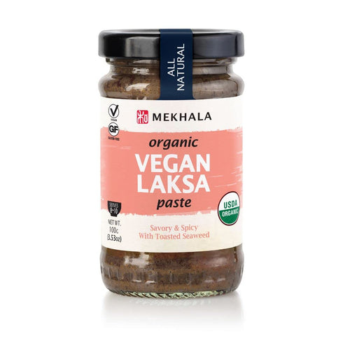 Mekhala Organic Singapore-Style Vegan Laksa Curry Cooking Paste. GLUTEN-FREE. NO ADDED SUGAR. No Heat (3.53oz)...