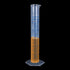 uxcell Plastic Graduated Cylinder, 50ml Measuring Cylinder, Test Tube Beakers, 2-Sided Metric Marking, Clear Hex Base for Lab Home 10Pcs...