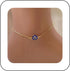 Gothic Sapphire Evil Eye Anklet Cz Evil Eye Anklet Bracelet Adjustable Luck Eye Anklet Foot Chain Gold Turkish Eye Anklet Chain Summer Beach Ankle...