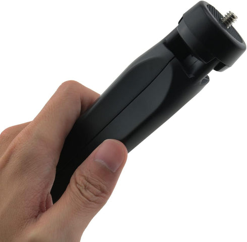 Metal Mini Tripod Mini Desktop Tripod Selfie Stick Camera Live Stand Plastic Tripod Gimbal Handle Grip Stabilizer, Leg Added Weight Design...