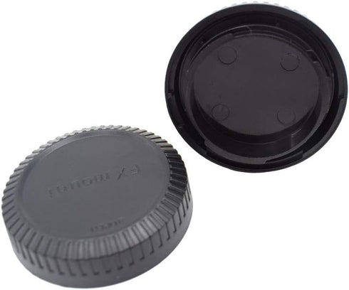 Fuji X Front Body Cap & Rear Lens Cap Cover for Fujifilm X-T5 X-T4 X-T3 X-T1 X-T2 X-S10 X-T30 X-T20 X-T10 X-H2 X-H2S X-H1 X-T200 X-T100 X-PRO3 Mor...