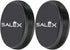 Magnetic Phone Mounts 2 Pack with 3M Adhesive. Black Flat Cell Phone Holder for Car Dashboard, Truck, Wall, Mirror, Table. Universal Low Profile S...