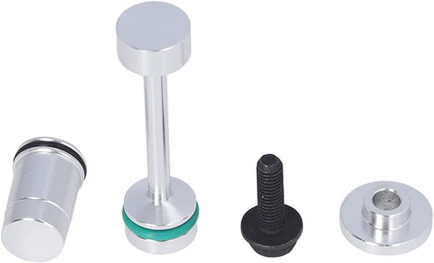Leakproof Oil Pipe Support Kit,Oil Diverter Barbell Galley Plug Kit,Aluminum Oil Diverter Barbell by Pass Pickup Tube Hold Down Gallery Plug Set f...