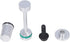Leakproof Oil Pipe Support Kit,Oil Diverter Barbell Galley Plug Kit,Aluminum Oil Diverter Barbell by Pass Pickup Tube Hold Down Gallery Plug Set f...