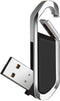 64GB USB Flash Drive Portable Metal Thumb Drive with Keychain USB 2.0 Memory Stick Pen Drive for External Data Storage, Black...