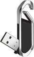64GB USB Flash Drive Portable Metal Thumb Drive with Keychain USB 2.0 Memory Stick Pen Drive for External Data Storage, Black...