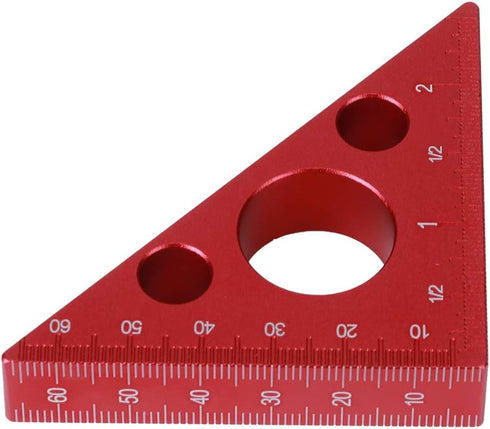 Carpenter Ruler, Woodworking Tools Right Angle Ruler, Aluminum Alloy Woodworking Measuring Tool for Roofers Builders...