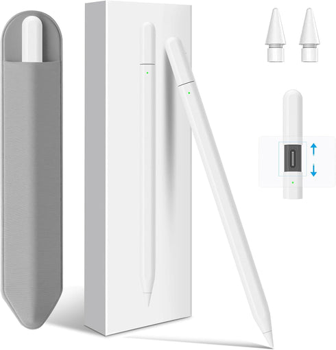 Stylus Pen for iPad,Apple Pencil?USB-C? for Apple iPad 10th Generation, Magnetic Tilt Sensitivity, Palm Rejection, iPad Pen Compatible with iPad A...