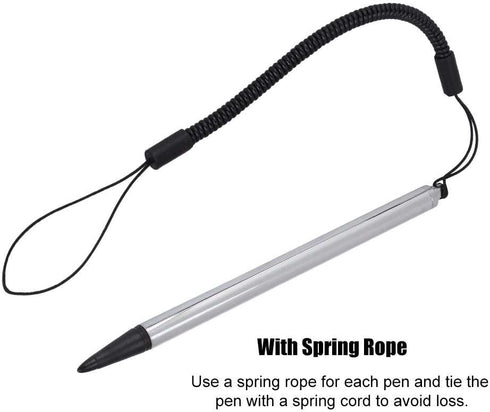 Resistive Stylus Pen, High Sensitivity Precision, Universal Stylus Pen for Touch Screen, Touch Painting Pen with Spring Rope(Silver)...
