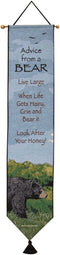 Manual Woodworkers & Weavers Bell Pull, Your True Nature, Advice from a Bear...