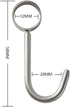 304 Stainless Steel Kitchen Rail Hooks Hangers Wall Mounted (Rod Hook)...