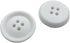 20PCS 30mm White Buttons Large Resin Buttons SORTUMOLA for DIY Sewing Tailor Crafts Coats Clothes PT1225...