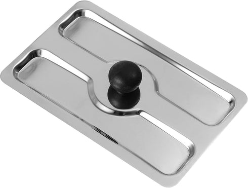 Slice Toaster Lid Toaster Lid 2 Slice Toaster Cover Bread Maker Cover Stainless Steel Toaster Appliance Top Cover Bread Machine Cover Sandwich Mac...