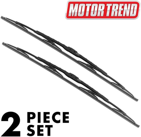 Motor Trend Ultrafirm Replacement Windshield Wiper Blades - Advanced Crystal-Clear Streak-Free Premium Blade Design - All Season, All Weather (22 ...