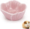 Small Ceramic Pet Hamster Bowl, Easy to Clean Anti Flipping Hamster Food and Water Bowl Feeding Bowl, Small Animal Bowls for Golden Bears, Rabbits...