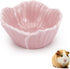 Small Ceramic Pet Hamster Bowl, Easy to Clean Anti Flipping Hamster Food and Water Bowl Feeding Bowl, Small Animal Bowls for Golden Bears, Rabbits...