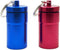 FAYALA Aluminum Waterproof Pill Case Bottle and Pill Container Pill Box 2 Packs Large Aluminum Waterproof Pill Box for Medicine,Metal Pill Keychai...
