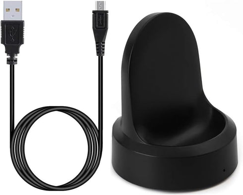 ?Upgrade? Compatible with Samsung Gear S3 Smartwatch Charger, Universal Replacement Charging Cradle Dock for Samsung Gear S3 Classic/Samsung Gear ...