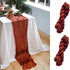 Gauze table runner bulk Cheesecloth runner for Christmas table decor Rustic table runner 160 in for boho wedding table decoration long cheese clot...