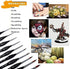 Art 10-Piece Fine Detail Paintbrush Set: Triangular Handle Artist Paint Brushes for Acrylic, Watercolor, Oil, Warhammer Figures & Miniatures - Ver...