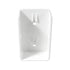 2PCS 2" x 3.5" Vinyl Fence Brackets, Rail Mount Bracket, Vinyl Fence Parts, Screws Included, White...