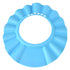 Safe Shampoo Shower Bathing Protection Bath Cap Soft Adjustable Visor Hat for Toddler, Baby, Kids, Children … (Blue)...