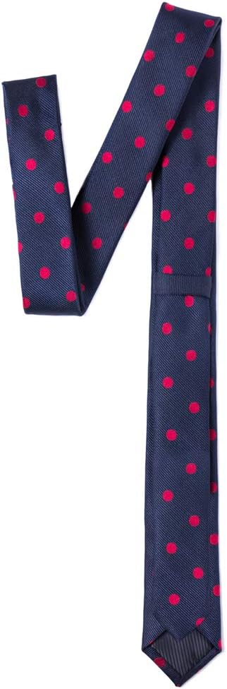 AUSKY 4 PACKS Mens Slim Tie 2 inch Wide Fashion Textured Skinny neckties for Men Boys...
