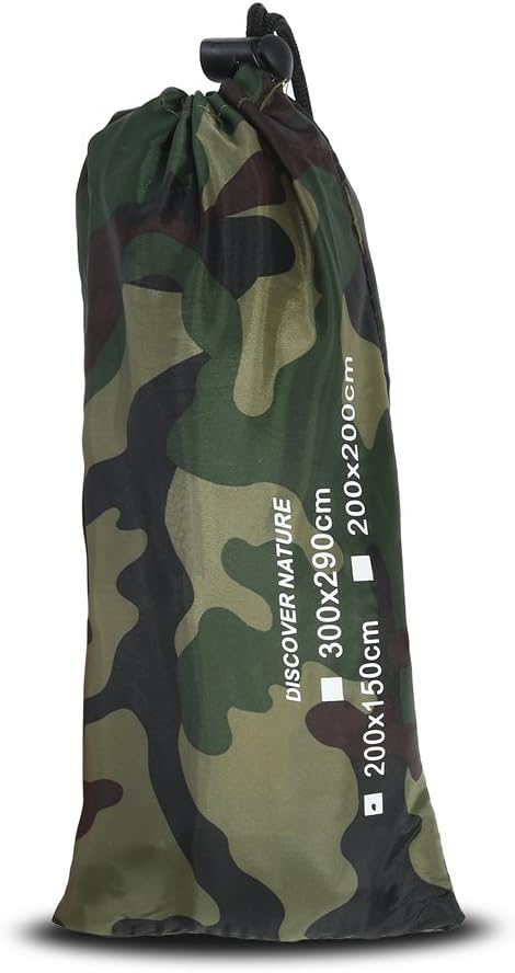 tarp,Lightweight Outdoor Cam Hiking Tent Tarp, Waterproof Picnic Mat Shelter Tent Tarp Rain Fly, with Drawstring Carrying Bag for Backpacking, and...