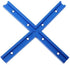 1Set T-Track Intersection kit Blue for Woodworking, Universal Aluminum T Tracks Tool Accessories...